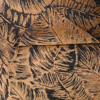 Tissu jacquard Bornéo Ocre