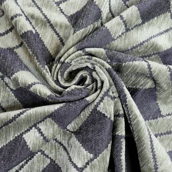 Tissu jacquard Cannage Vert