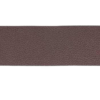 Lanière de taurillon grainé chocolat