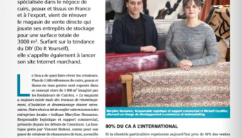 Cuirtex dans la presse : Cuirtex fait peau neuve